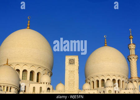 Mosquée Sheikh Zayed. 1995. Abou Dhabi. / La Mosquée Sheikh Zayed. 1995. Émirat d'Abu Dhabi. Banque D'Images