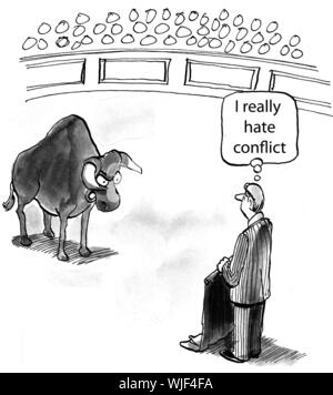 La résolution de conflits Banque D'Images
