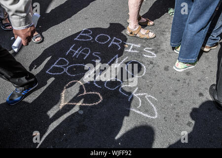 La démocratie pro rally, Londres 31st Aug 2019 Banque D'Images