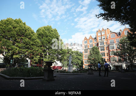 Golden Square, Soho Banque D'Images