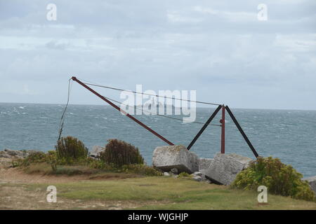 Le HMS Montrose la frégate de la Marine royale au large de Portland Banque D'Images