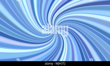 Hypnotique spirale bleu abstrait sursaut fond de rayure - vector graphic design Illustration de Vecteur