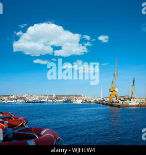 Port de plaisance de Santa Pola Alicante Valencia Province d'Espagne Banque D'Images