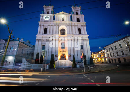 La Cathédrale de Saint François-Xavier à Grodno. Grodno, région de Grodno, Bélarus. Banque D'Images