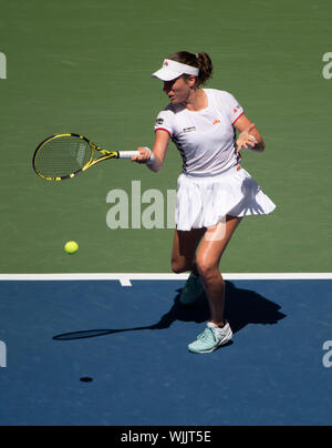 Flushing, Queens, NY, USA. 3e, 2019 Sep. Johanna Konta (GBR) Elina Svitolina perd à (UKR) 6-4, à l'US Open qui se joue à Billie Jean King National Tennis Center de Flushing, Queens, New York. © Jo Becktold/CSM/Alamy Live News Banque D'Images