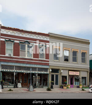 Les bâtiments historiques à Cullman, Alabama Banque D'Images