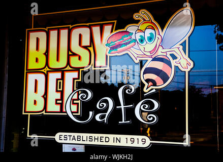 Les bâtiments historiques à Cullman, Alabama Banque D'Images