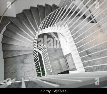 Escalier avec l'Architecture rétro Banque D'Images