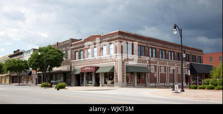 Le centre-ville historique de Gadsden, Alabama Banque D'Images