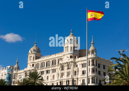 Alicante Explanada de España Casa Carbonell buiding en Espagne Banque D'Images