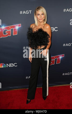 Hollywood, CA. 3e, 2019 Sep. Julianne Hough à AmericaÕs Got Talent Show Live Saison 14 Tapis Rouge à la Kodak Theater à Hollywood, Californie le 3 septembre 2019. Credit : Faye Sadou/media/Alamy Punch Live News Banque D'Images