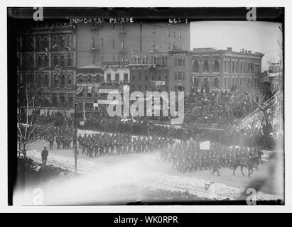 Défilé inaugural pour Taft, Penn. Ave., Washington, D.C. Banque D'Images