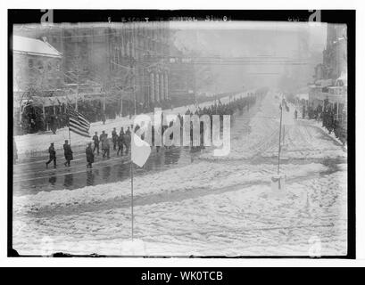 Défilé inaugural, l'escorte à Taft Capitol, Washington, D.C. Banque D'Images