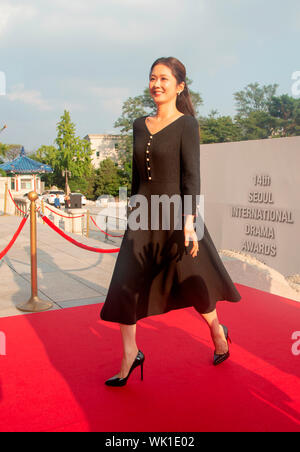 Na-Ra Jang, 28 août 2019 : chanteuse et actrice sud-coréenne Jang Na-Ra au Seoul International Drama Awards 2019 à Séoul, Corée du Sud. Credit : Lee Jae-Won/AFLO/Alamy Live News Banque D'Images