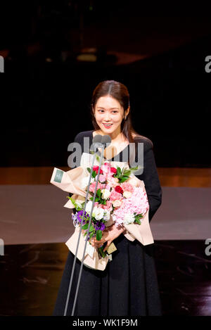 Na-Ra Jang, 28 août 2019 : chanteuse et actrice sud-coréenne Jang Na-Ra au Seoul International Drama Awards 2019 à Séoul, Corée du Sud. Credit : Lee Jae-Won/AFLO/Alamy Live News Banque D'Images