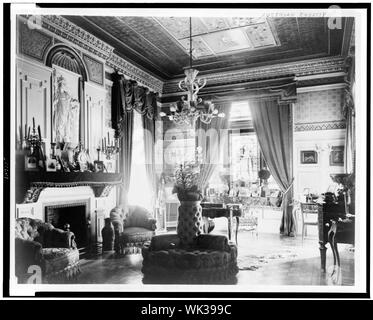 Vue de l'intérieur de l'ambassade d'Autriche, Washington, D.C. Banque D'Images