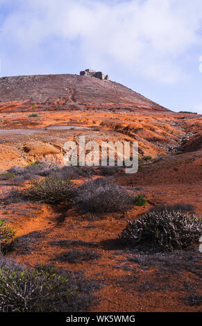 Photos du château à Lanzarote, la vue vous pouvez profiter il y est tout simplement magnifique. Banque D'Images