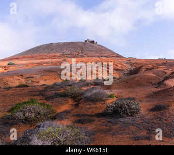 Photos du château à Lanzarote, la vue vous pouvez profiter il y est tout simplement magnifique. Banque D'Images