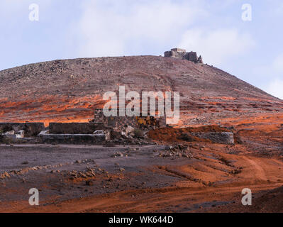 Photos du château à Lanzarote, la vue vous pouvez profiter il y est tout simplement magnifique. Banque D'Images