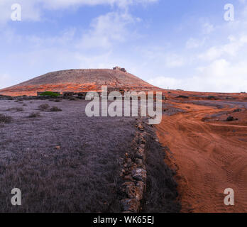 Photos du château à Lanzarote, la vue vous pouvez profiter il y est tout simplement magnifique. Banque D'Images