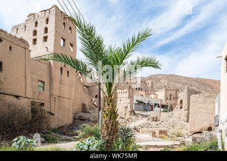 Les bâtiments de l'image de Birkat al mud en Oman Banque D'Images