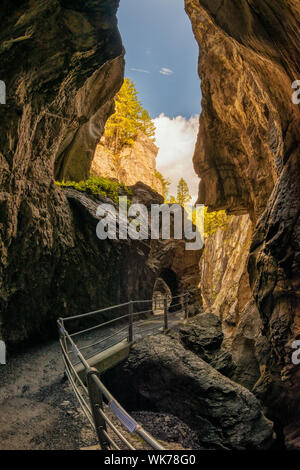 Gletscherschlucht Rosenlaui, gorge Glacier / Oberland Bernois Banque D'Images