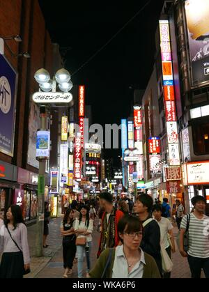 Japon - photo de Sean Sprague Shibuya, Tokyo, par nuit. Banque D'Images