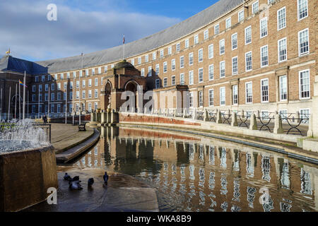 Bristol City Council Building Maison Cabot College Green Bristol Avon Angleterre Banque D'Images