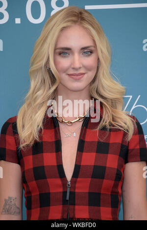 Venise, Italie. 08Th Sep 2019. 76e Festival du Film de Venise 2019, une séance de film 'Chiara Ferragni - non reportées". Crédit photo : Chiara Ferragni : agence photo indépendante/Alamy Live News Banque D'Images