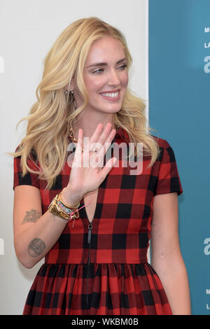 Venise, Italie. 08Th Sep 2019. 76e Festival du Film de Venise 2019, une séance de film 'Chiara Ferragni - non reportées". Crédit photo : Chiara Ferragni : agence photo indépendante/Alamy Live News Banque D'Images