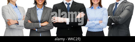 Friendly international business équipe ou d'un groupe Banque D'Images