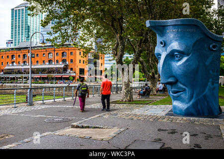 L'ARGENTINE, Buenos Aires. Quartier Puerto Madero, sur les rives de la rivière (Rio de la Plata), le quartier le plus cher de la capitale. O Banque D'Images