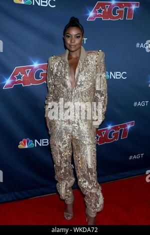 Los Angeles, CA. 3e, 2019 Sep. Gabrielle Union Européenne aux arrivées d'AMERICA'S GOT TALENT en direct, le Kodak Theater à Hollywood et Highland Center, Los Angeles, CA Septembre 3, 2019. Credit : Priscilla Grant/Everett Collection/Alamy Live News Banque D'Images