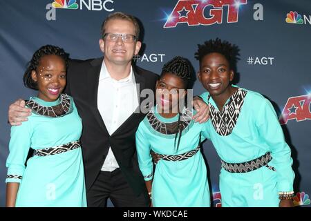 Ndlovu Youth Choir aux arrivées d'AMERICA'S GOT TALENT en direct, le Kodak Theater à Hollywood et Highland Center, Los Angeles, CA Septembre 3, 2019. Photo par : Priscilla Grant/Everett Collection Banque D'Images