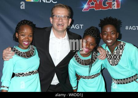 Los Angeles, CA. 3e, 2019 Sep. Ndlovu Youth Choir aux arrivées d'AMERICA'S GOT TALENT en direct, le Kodak Theater à Hollywood et Highland Center, Los Angeles, CA Septembre 3, 2019. Credit : Priscilla Grant/Everett Collection/Alamy Live News Banque D'Images