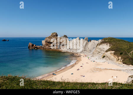 Littoral au nord de l'Espagne Banque D'Images