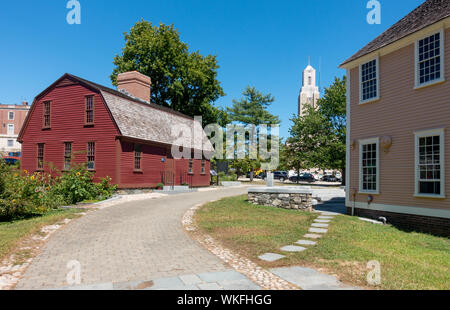 Sylvanus Brown Slater Mill House au site historique dans la région de Pawtucket, Rhode Island Banque D'Images