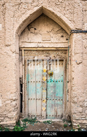 Image d'une porte à Birkat al mud en Oman Banque D'Images