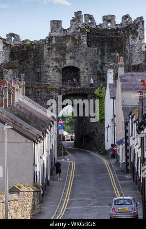 Château de Conwy Conwy Wales Banque D'Images