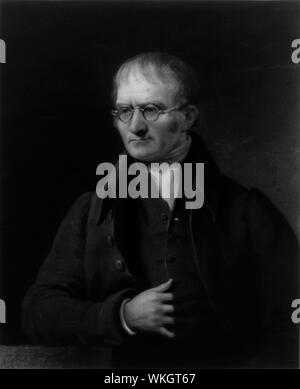 John Dalton par Charles Turner Banque D'Images