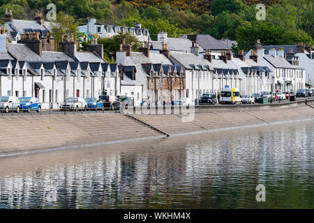 Voir d'Ullapool sur la côte nord 500 route automobile touristique dans le nord de l'Ecosse, Royaume-Uni Banque D'Images