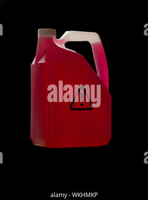 Pouvez avec biohazard content Banque D'Images