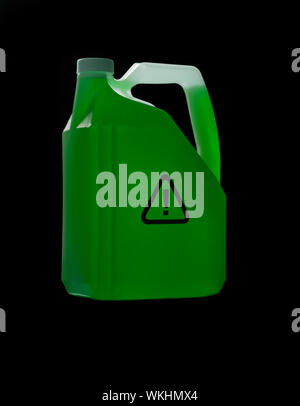 Pouvez avec biohazard content Banque D'Images