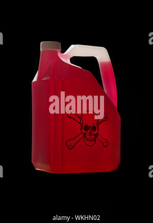 Pouvez avec biohazard content Banque D'Images