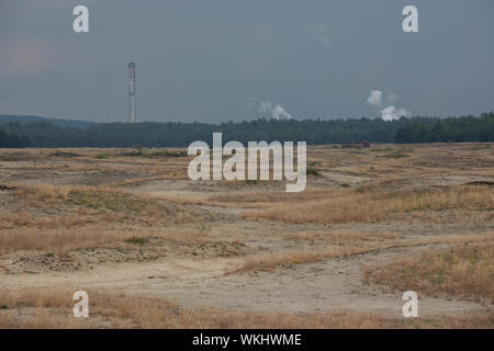 La Pologne, BLEDOW 14 JUILLET 2019 : Désert Bledowska Bledow (Warszawa) domaine de l'exploitation des sables bitumineux sur les hautes terres de Silésie dans la voïvodie de Petite-Pologne Banque D'Images