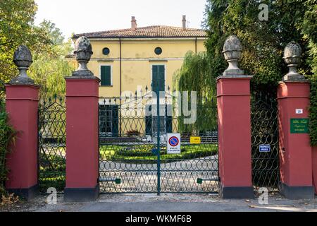 Résidence Villa Verdi, Giuseppe Verdi, aujourd'hui musée, Sant'Agata, Villanova sull'Arda, Emilia-Romagna, Italie Banque D'Images