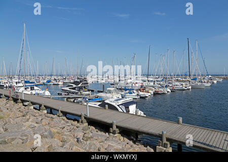 Marina, Kühlungsborn est, Schleswig-Holstein, Allemagne Banque D'Images