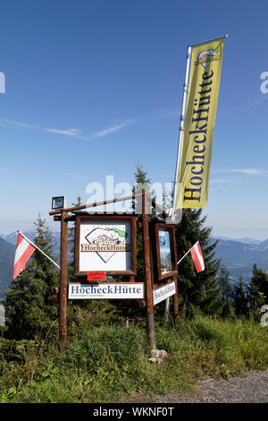 Kitzbühel im Sommer Wegweiser Banque D'Images