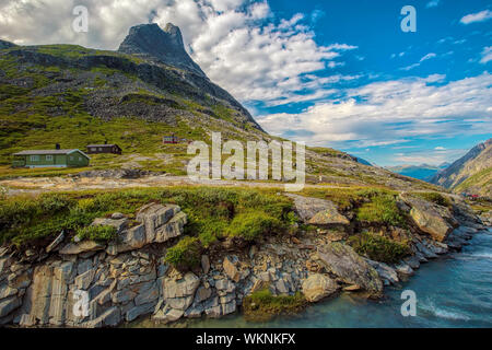 Trollstigen en Norvège Banque D'Images