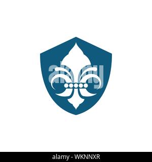 Fleur de lis icône vecteur modèle de conception Illustration de Vecteur